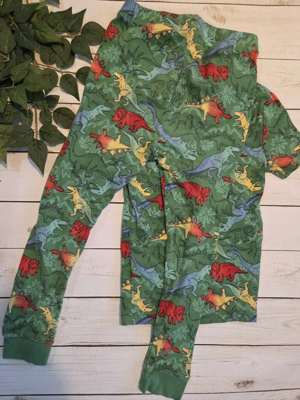 Boy's Dinosaur Pajamas, Size 5T, 3 Pairs